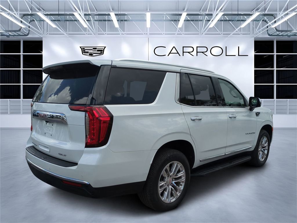 Used 2021 GMC Yukon SLT w/ SLT Luxury Plus Package RWD image 3