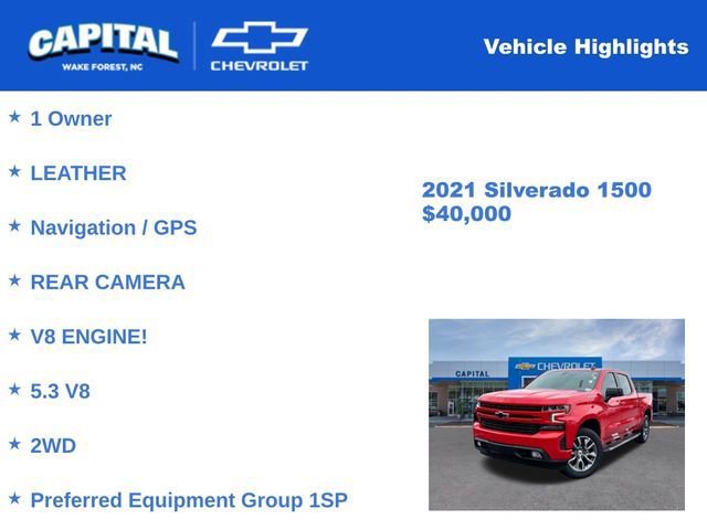 Used 2021 Chevrolet Silverado 1500 RST w/ All Star Edition Plus image 3