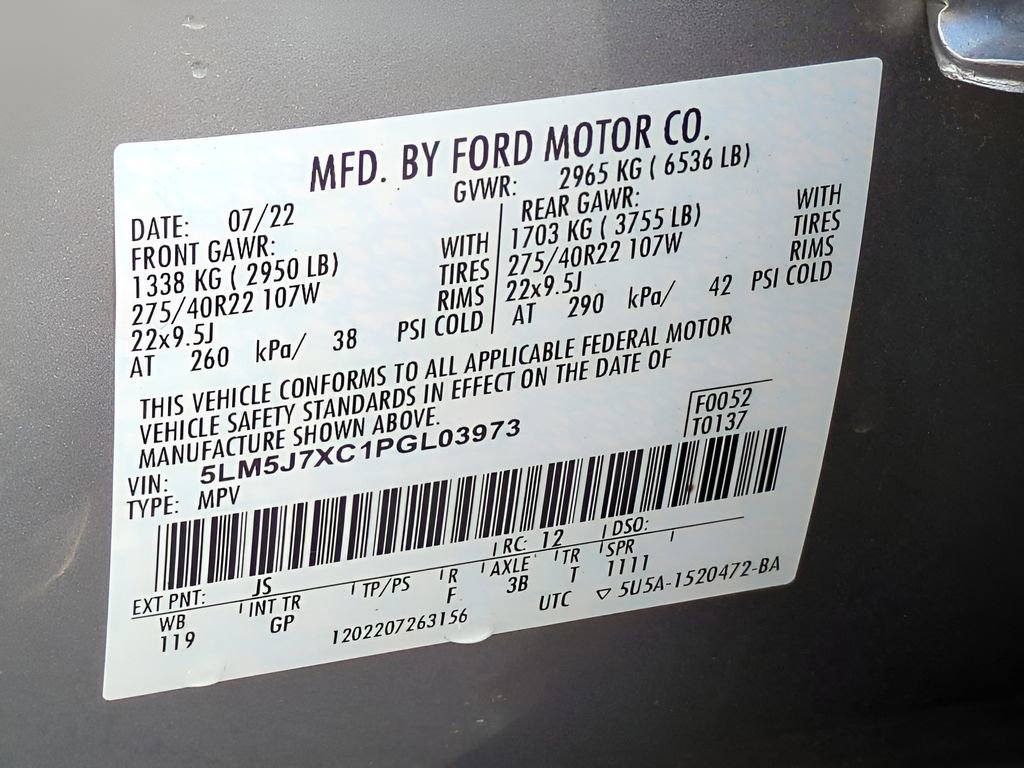 Used 2023 Lincoln Aviator Reserve w/ Equipment Group 201A image 32