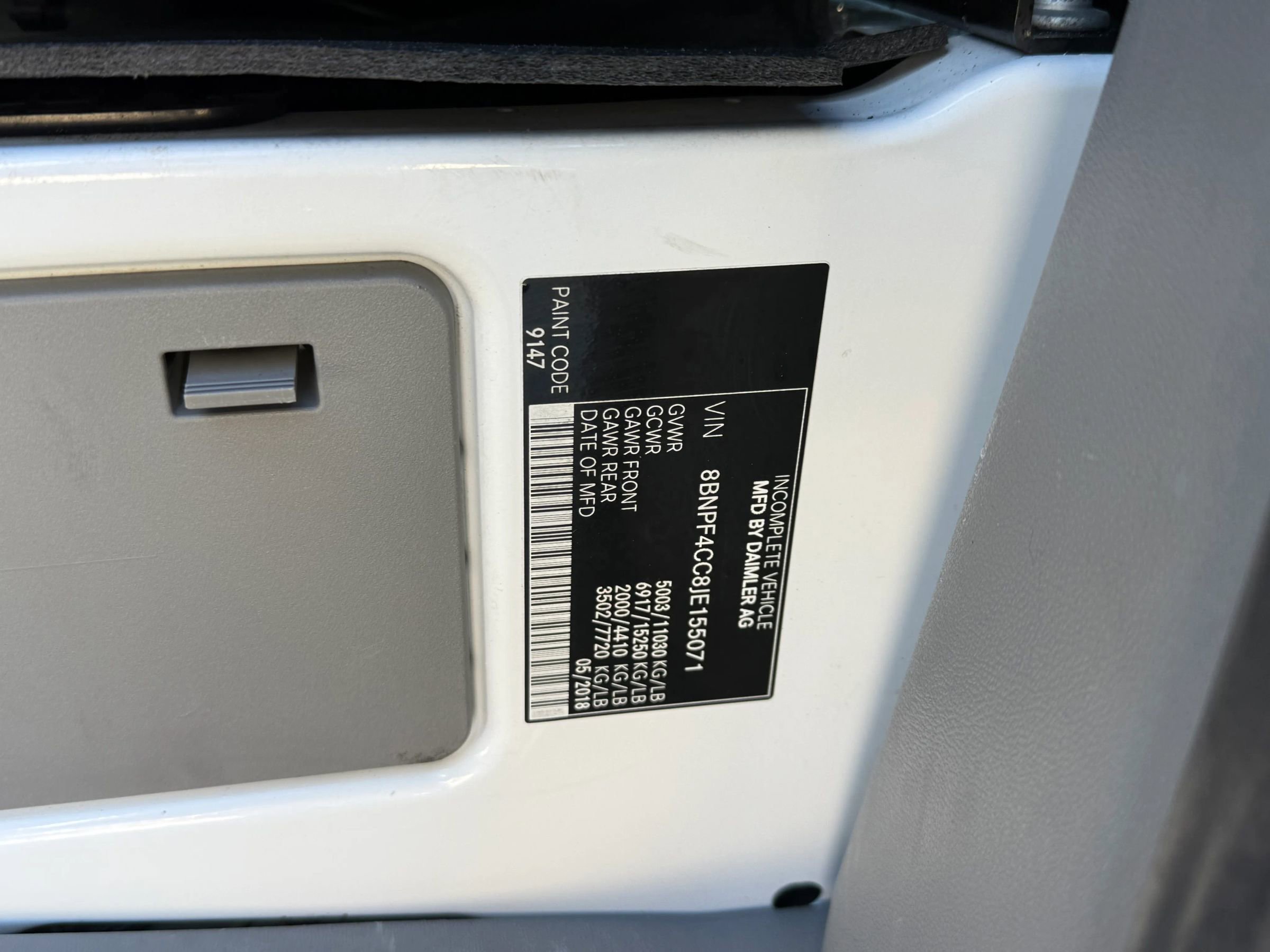 Used 2018 Mercedes-Benz Sprinter 3500 image 13