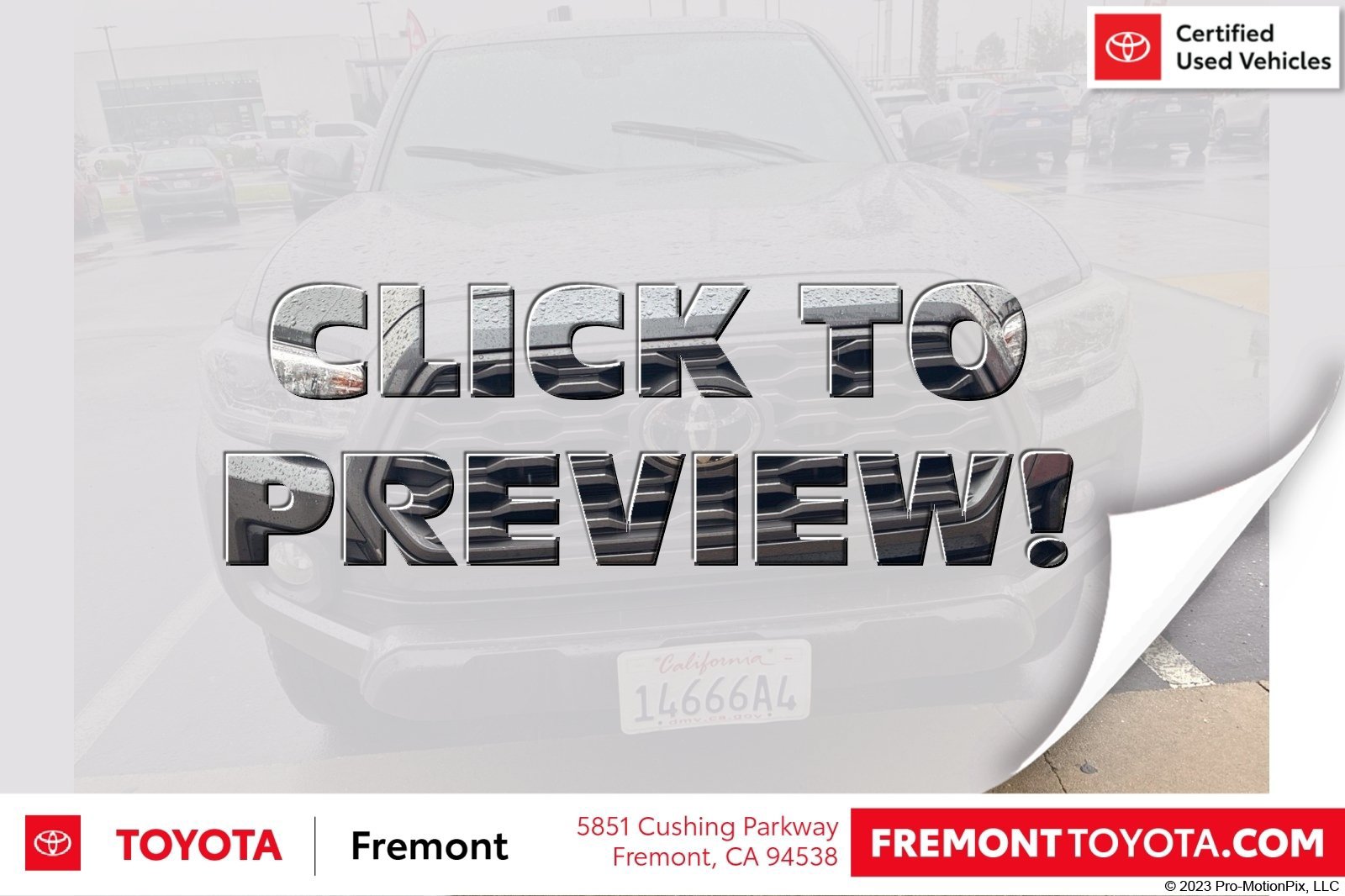 Certified 2022 Toyota Tacoma TRD Off-Road w/ Technology Package