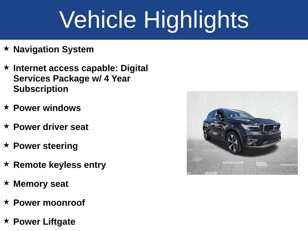 Certified 2024 Volvo XC40 B5 Plus AWD/4WD image 4