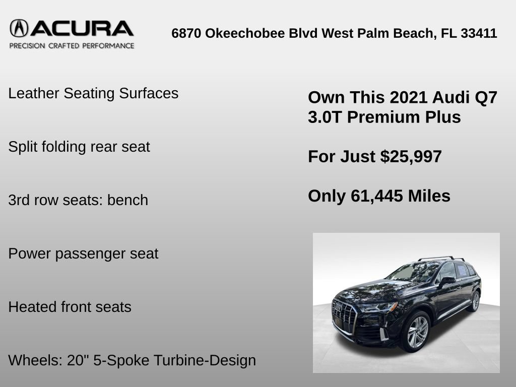 Used 2021 Audi Q7 3.0T Premium Plus w/ Premium Plus Package AWD/4WD image 30
