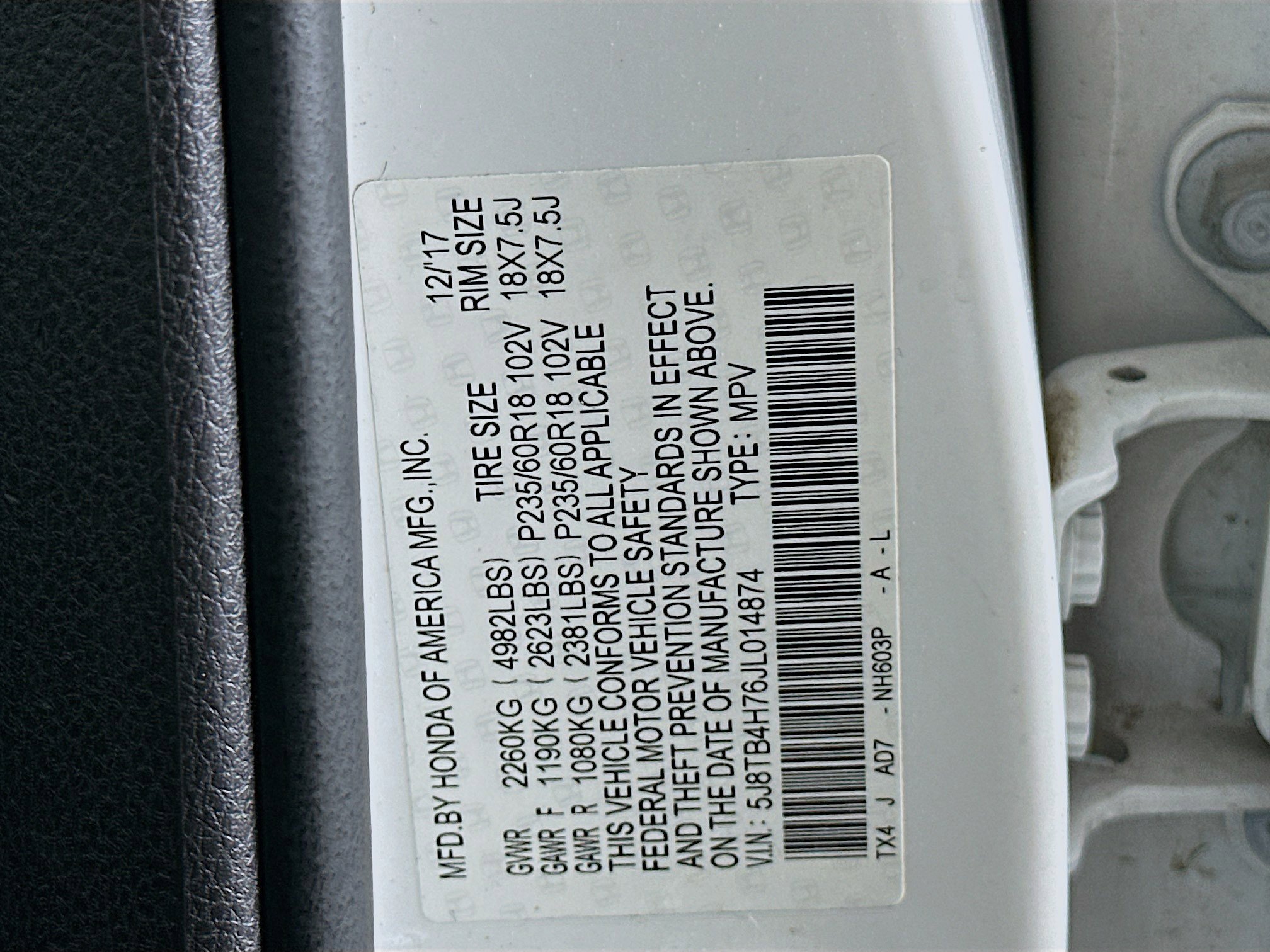 Used 2018 Acura RDX AWD w/ Advance Package image 12