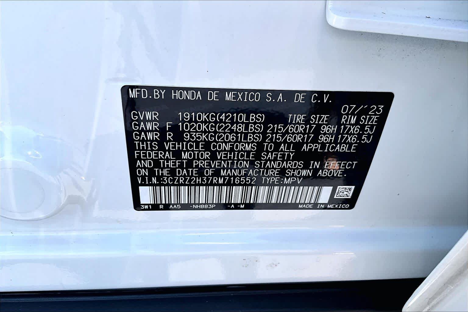 Used 2024 Honda HR-V LX image 36