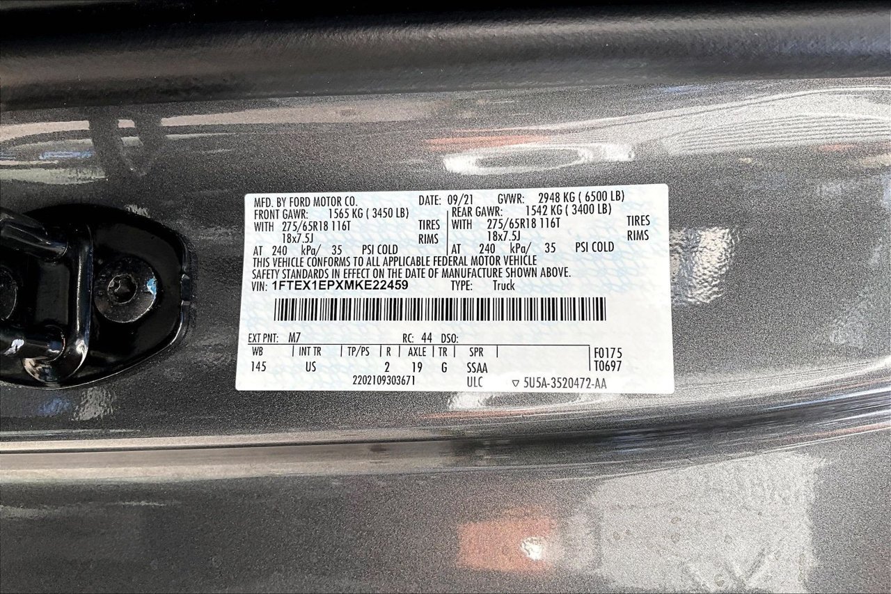 Used 2021 Ford F150 XLT w/ Equipment Group 302A High AWD/4WD image 16