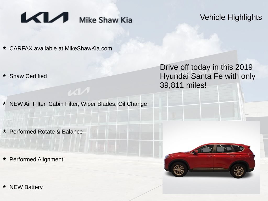Used 2019 Hyundai Santa Fe SE FWD image 8