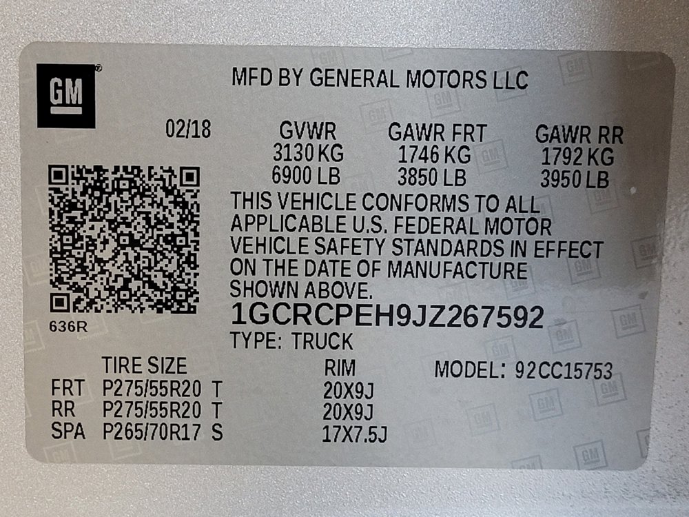 Used 2018 Chevrolet Silverado 1500 Custom w/ Custom Value Package RWD image 33