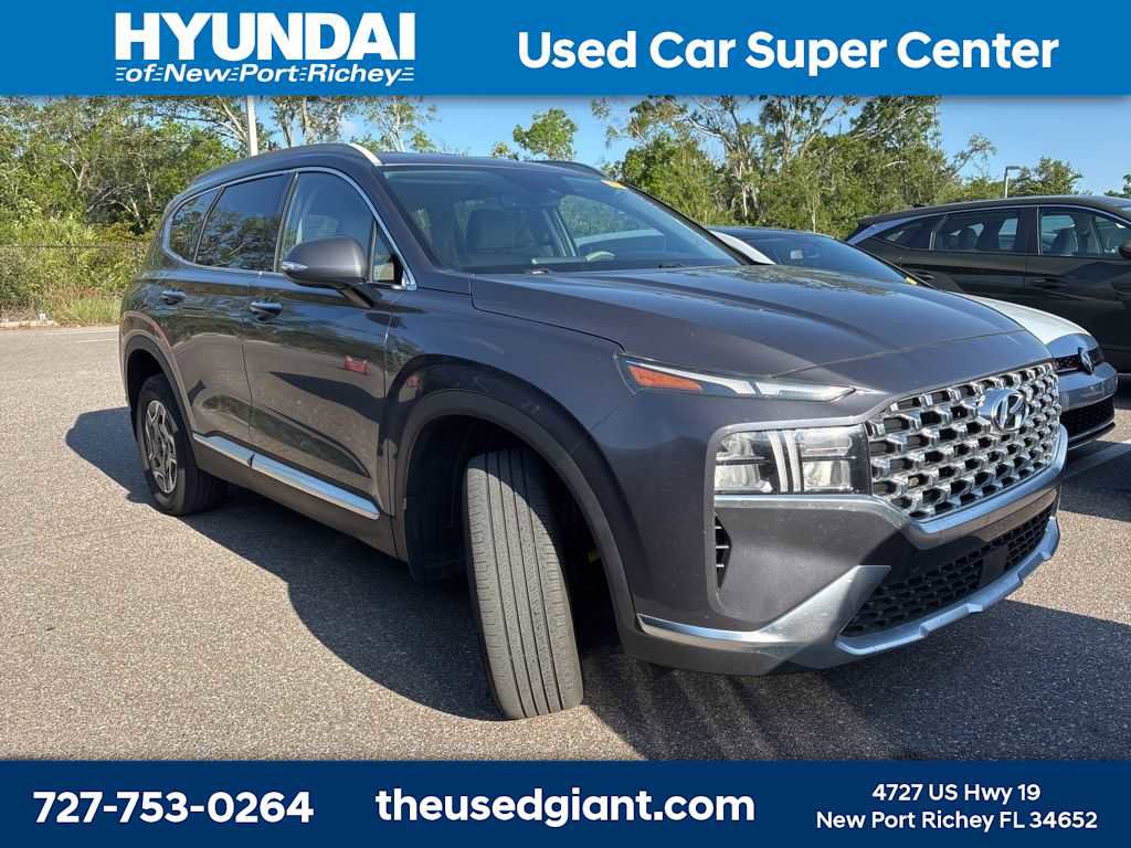 Used 2021 Hyundai Santa Fe Blue AWD/4WD image 4