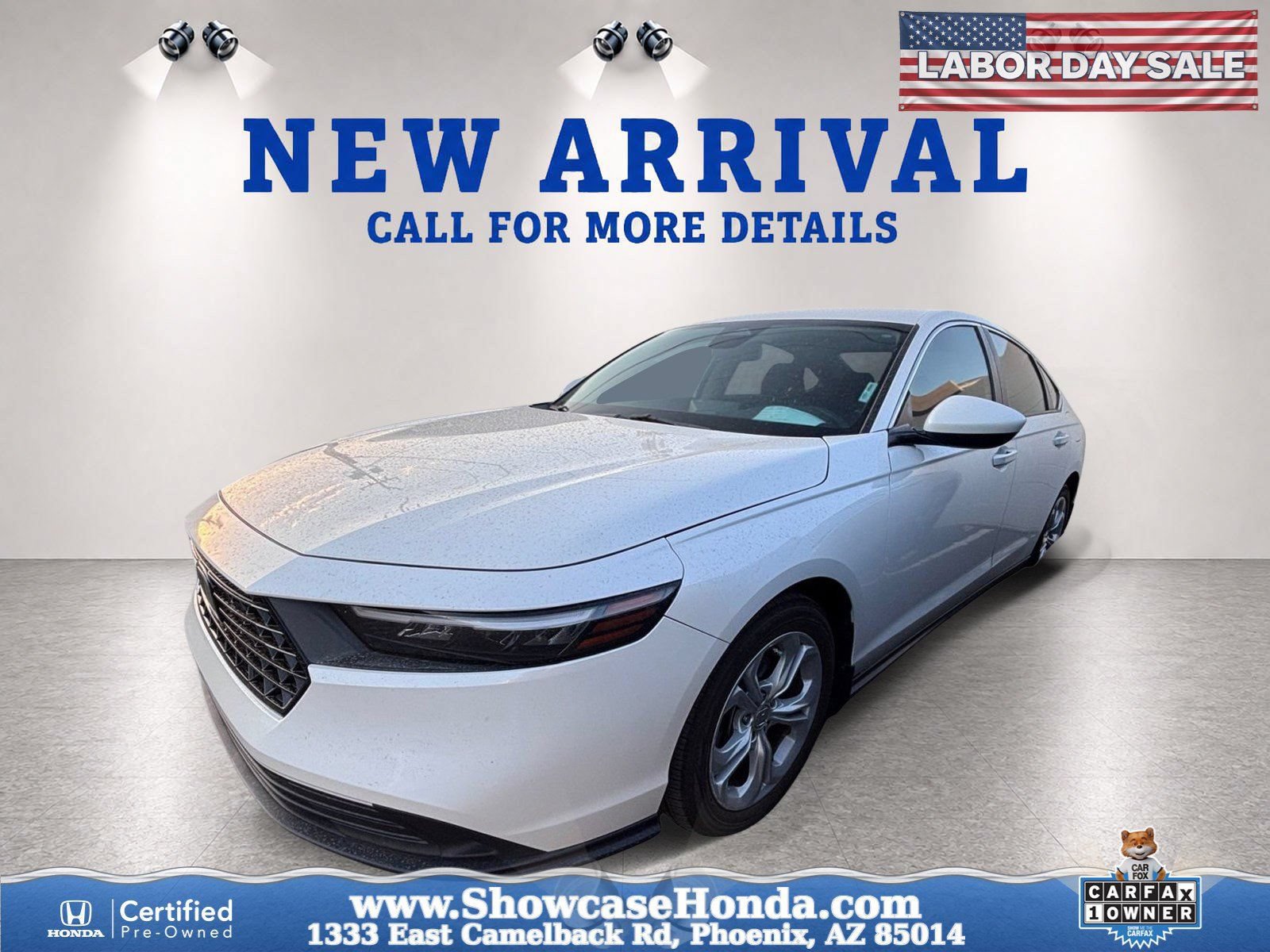 Certified 2023 Honda Accord LX