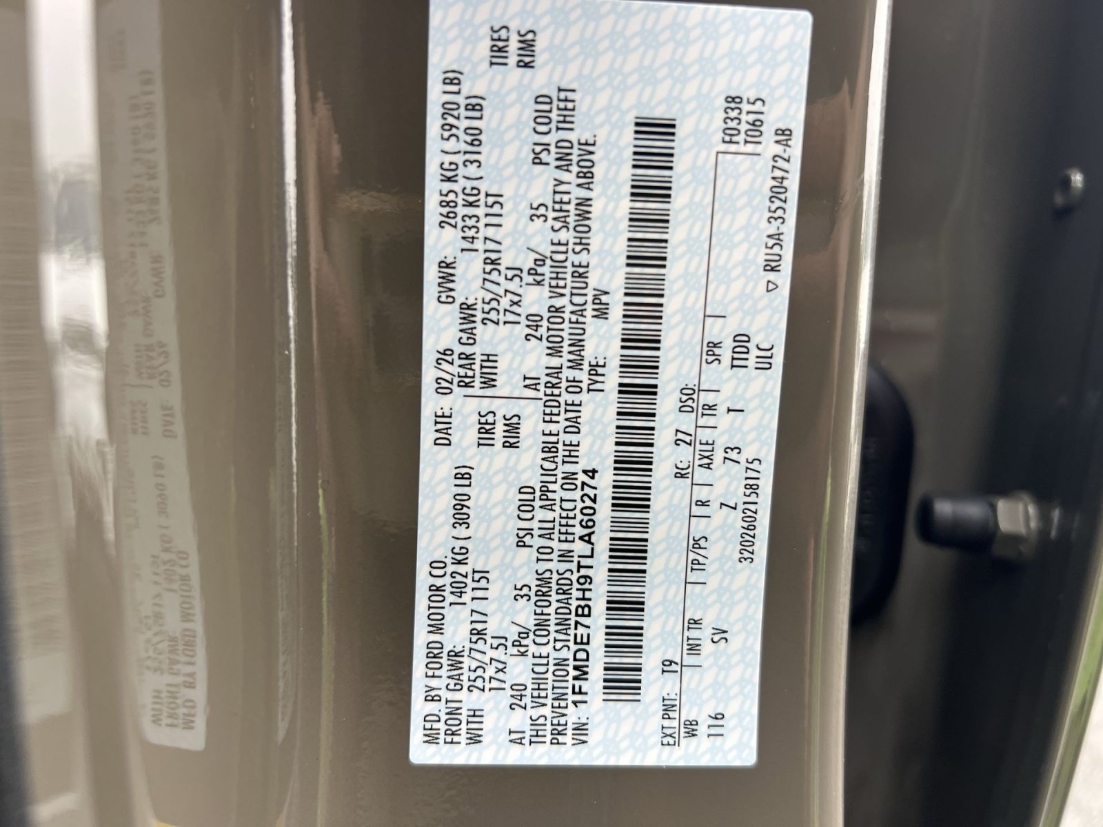 New 2026 Ford Bronco Big Bend AWD/4WD image 68
