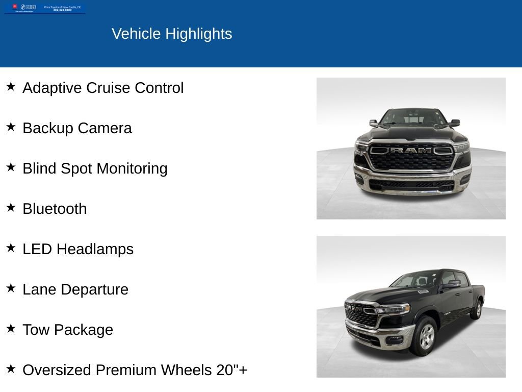 Used 2025 RAM 1500 Big Horn AWD/4WD image 2