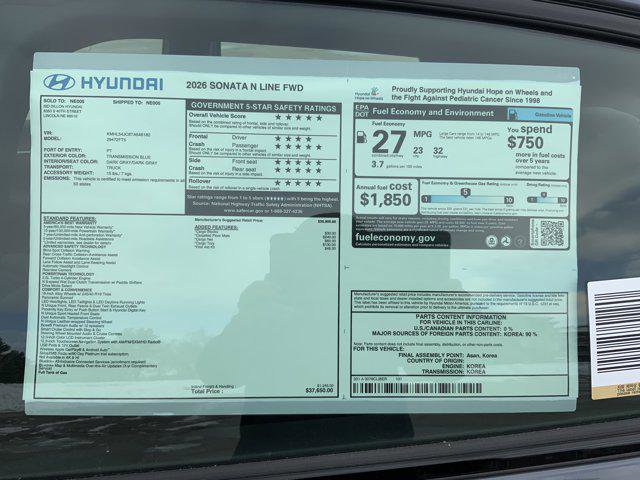 New 2026 Hyundai Sonata N Line image 13