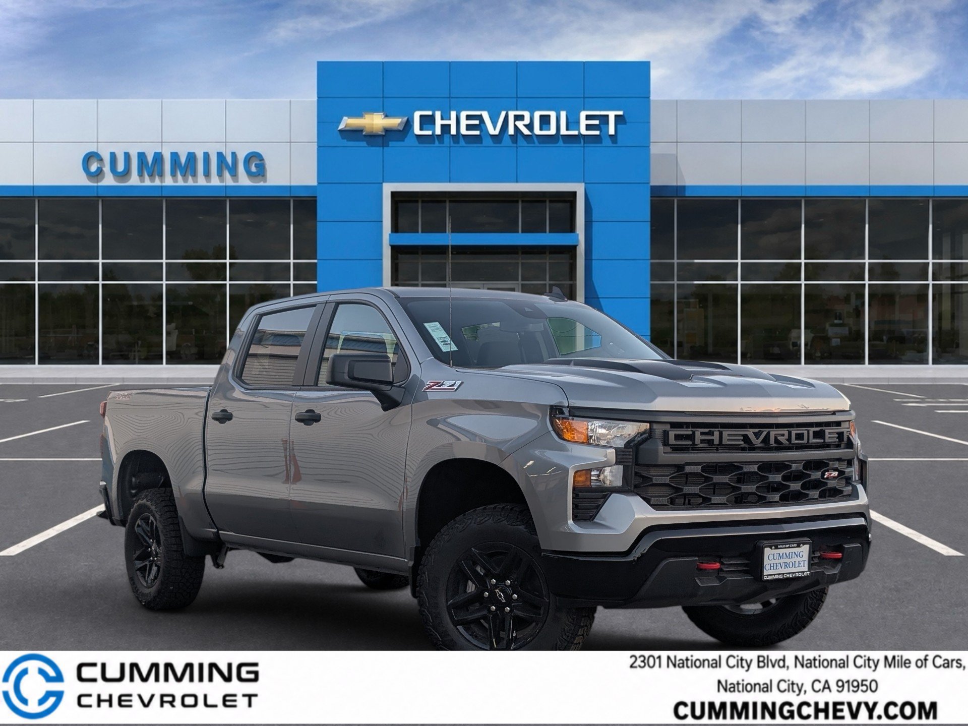 New 2026 Chevrolet Silverado 1500 Custom Trail Boss AWD/4WD image 1