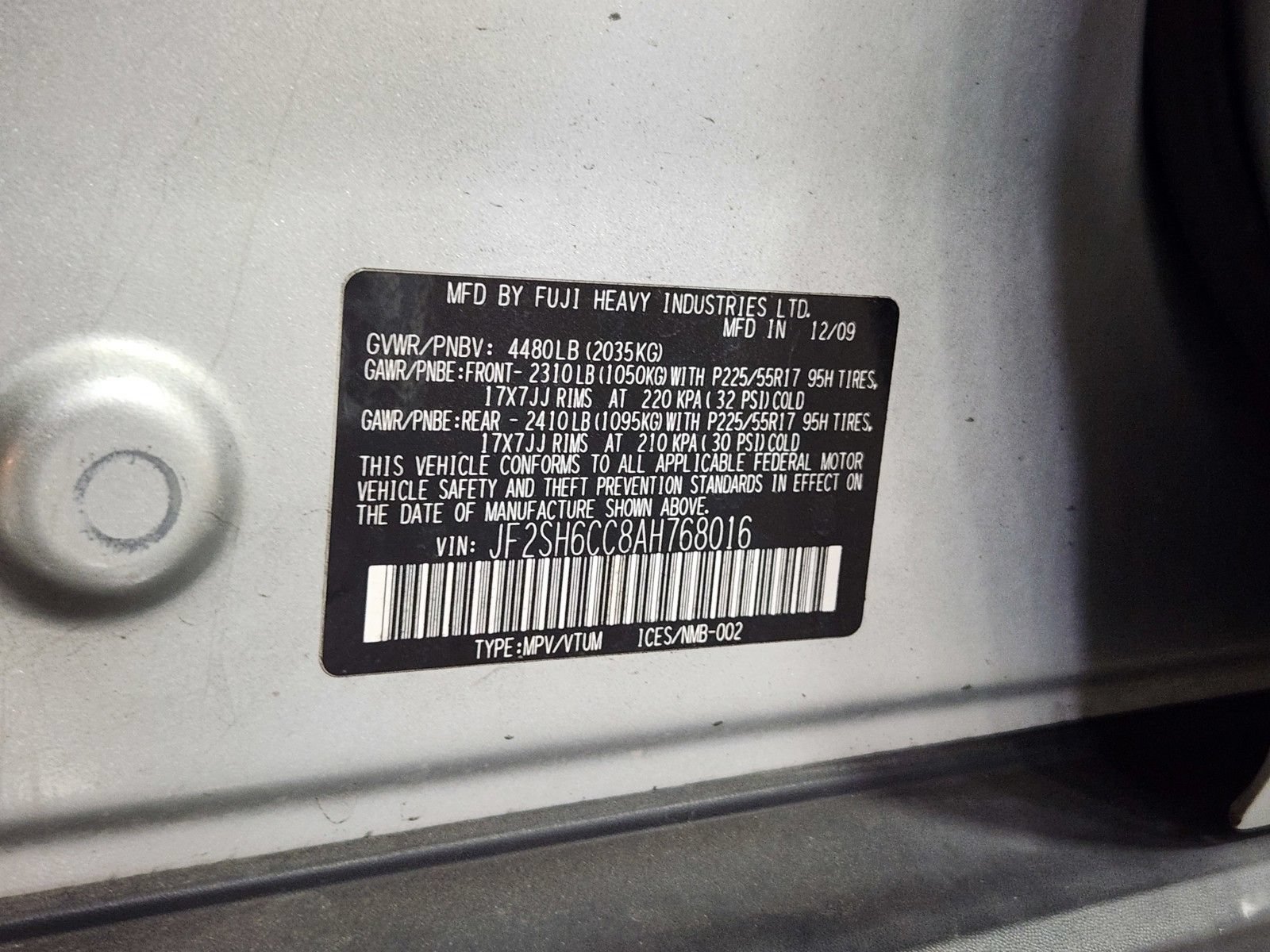 Used 2010 Subaru Forester 2.5X Premium w/ Popular Equipment Group 7B AWD/4WD image 10