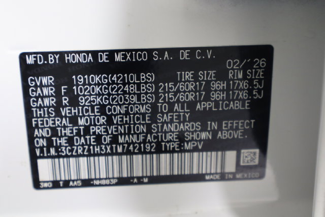 Used 2026 Honda HR-V LX image 28