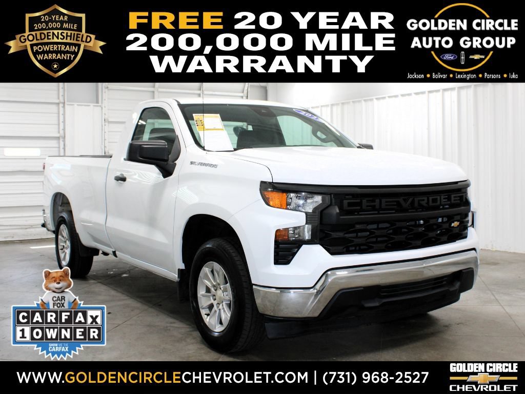 Used 2022 Chevrolet Silverado 1500 W/T RWD image 1