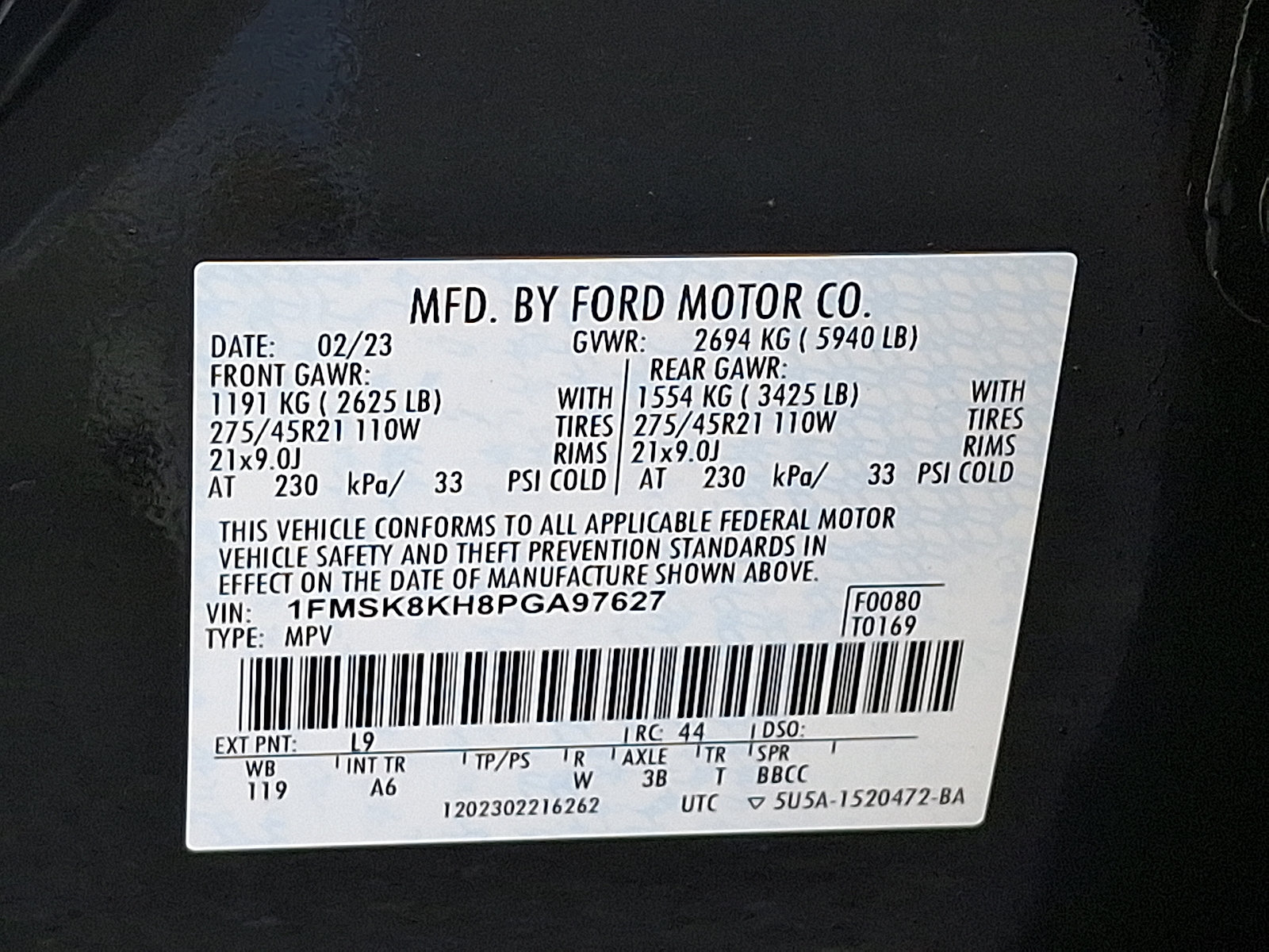 Used 2023 Ford Explorer ST-Line w/ Class IV Trailer Tow Package AWD/4WD image 27