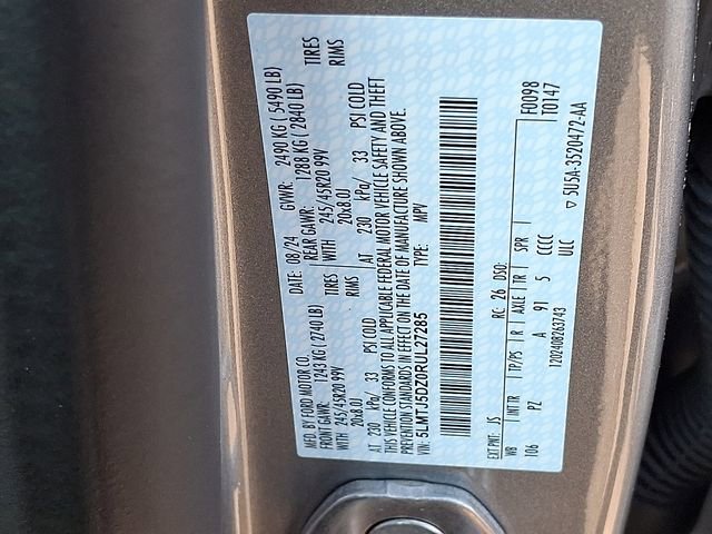 New 2024 Lincoln Corsair Grand Touring w/ Equipment Group 301A image 9