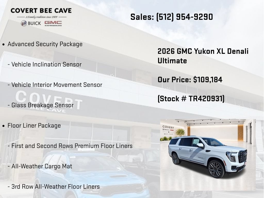 New 2026 GMC Yukon XL Denali Ultimate w/ LPO, Floor Liner Package AWD/4WD image 37