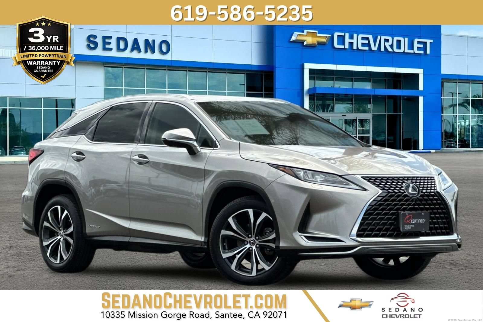 Used 2022 Lexus RX 450h AWD w/ Premium Package