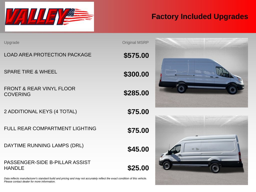 New 2027 Ford Transit 350 148 High Roof Extended w/ Load Area Protection Package RWD image 4