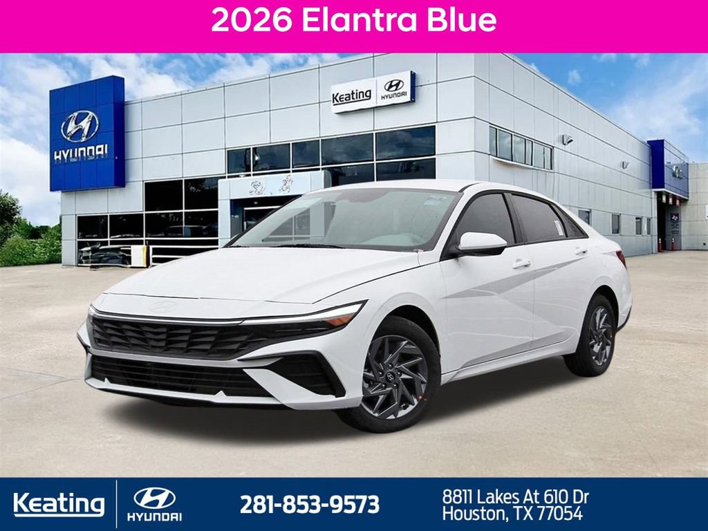New 2026 Hyundai Elantra Blue w/ Cargo Package image 1