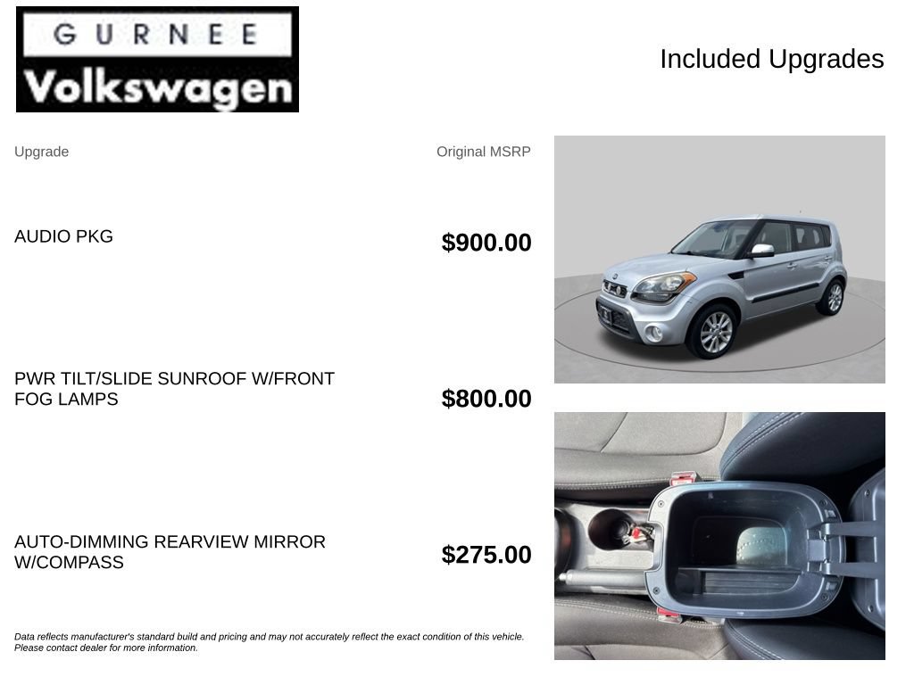 Used 2013 Kia Soul + w/ Audio Pkg FWD image 4