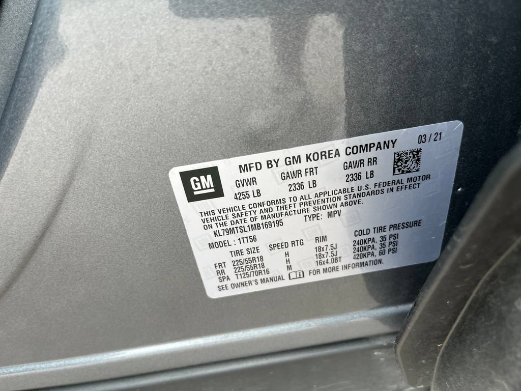 Used 2021 Chevrolet TrailBlazer RS w/ Convenience Package FWD image 30