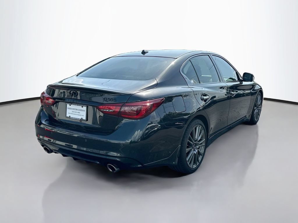 Used 2024 INFINITI Q50 Red Sport 400 w/ Black Opal Edition RWD image 9