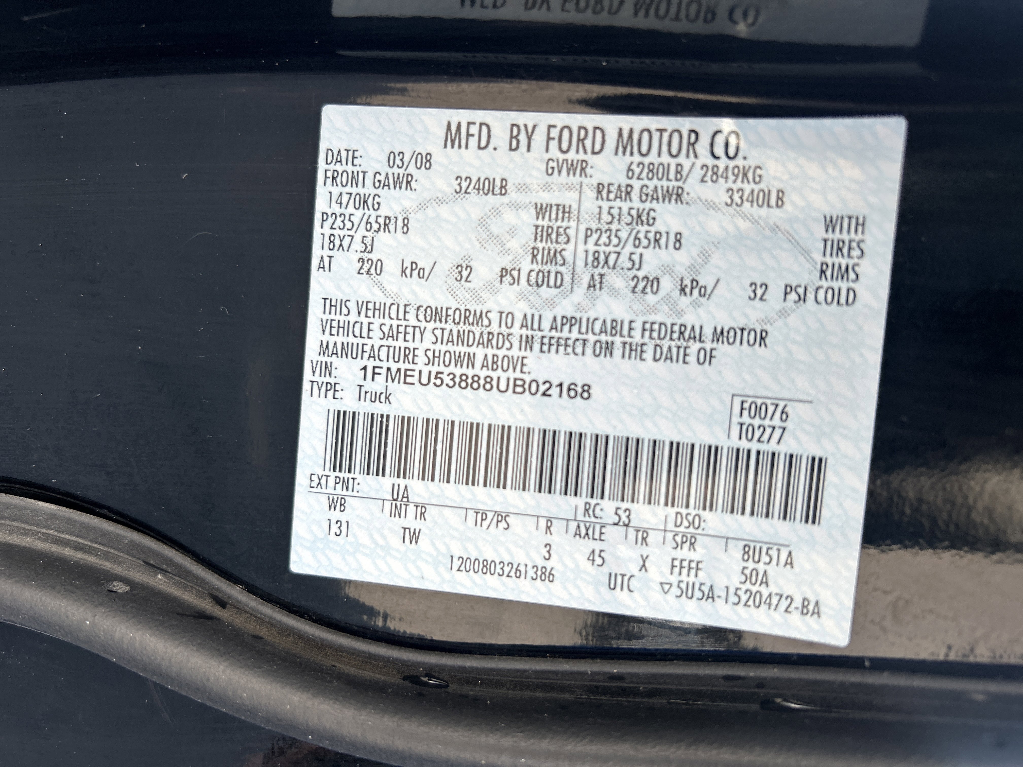 Used 2008 Ford Explorer Sport Trac Limited AWD/4WD image 33
