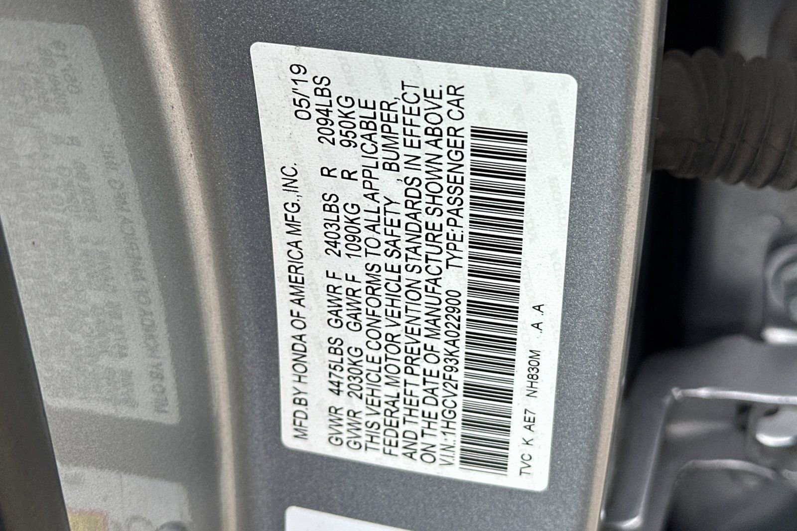 Used 2019 Honda Accord Touring image 31