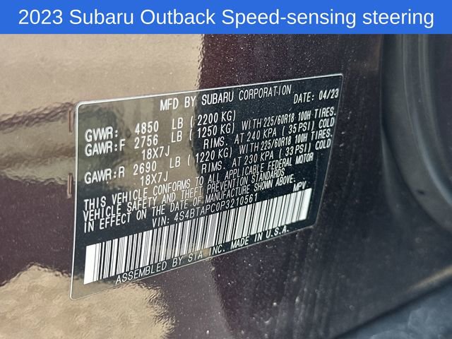 Used 2023 Subaru Outback Touring AWD/4WD image 19