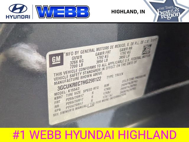 Used 2017 Chevrolet Silverado 1500 LT w/ All Star Edition AWD/4WD image 30