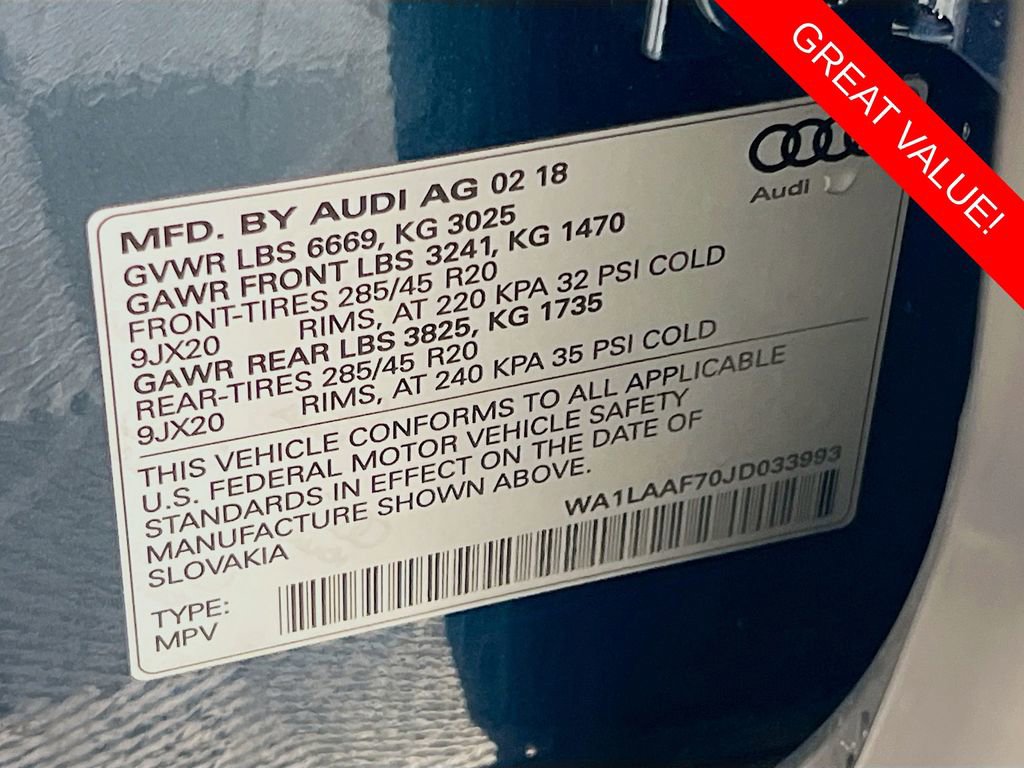 Used 2018 Audi Q7 3.0T Premium Plus w/ Premium Plus Package image 35