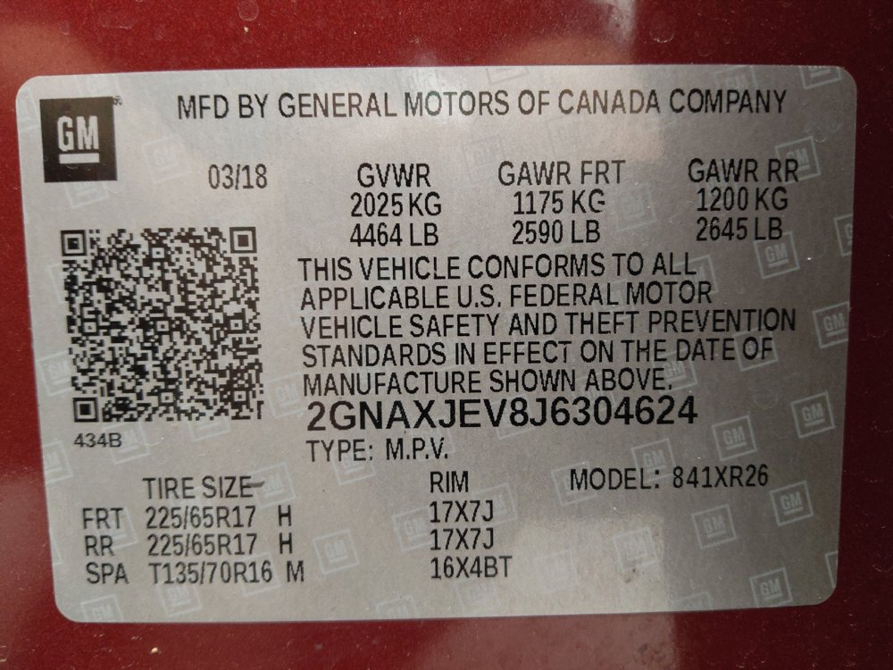 Used 2018 Chevrolet Equinox LT w/ Sun & Infotainment Package FWD image 33