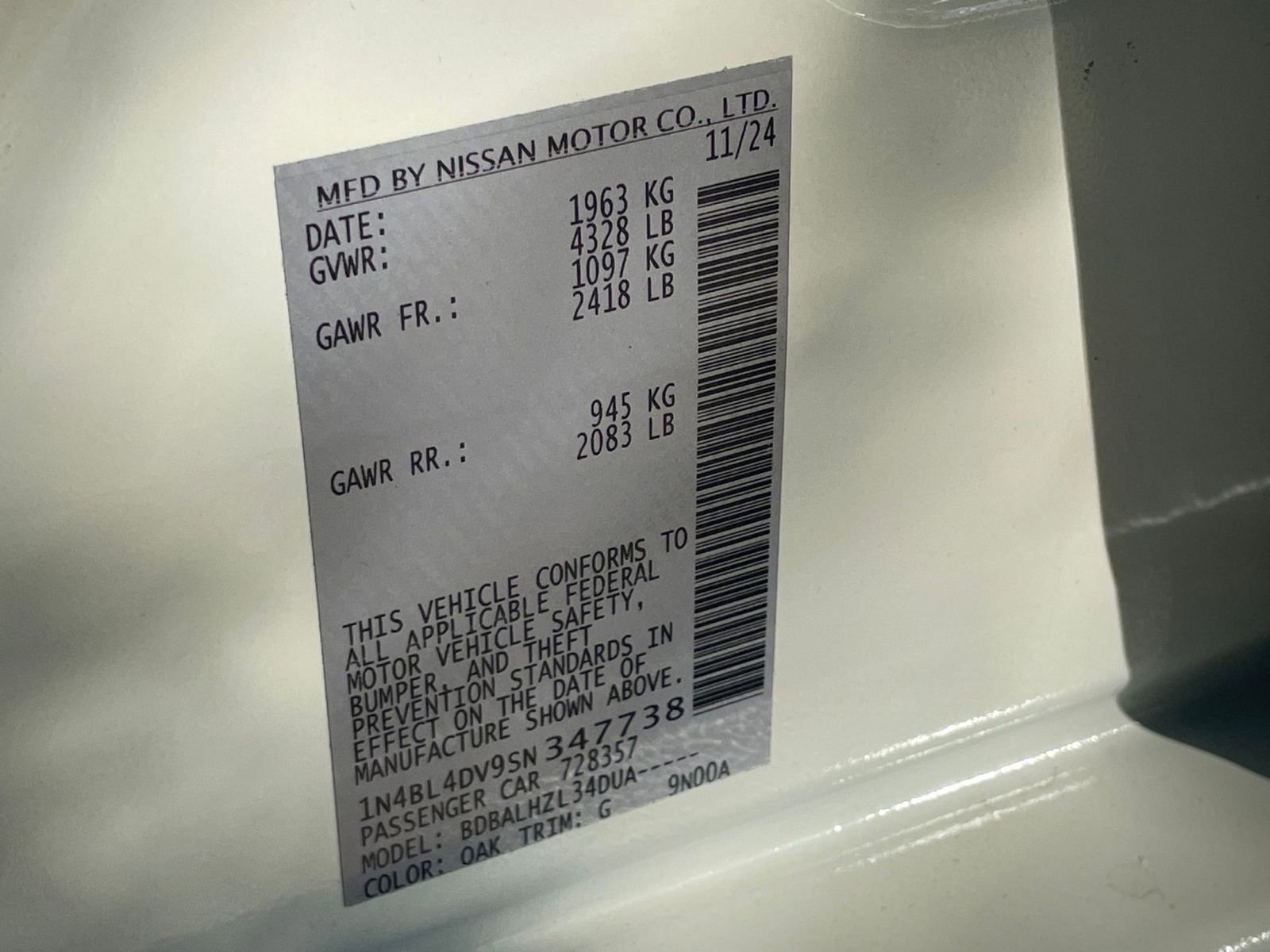 Used 2025 Nissan Altima 2.5 SV image 32