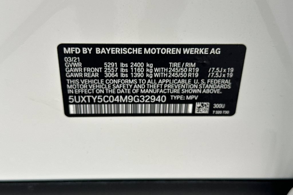 Used 2021 BMW X3 xDrive30i w/ Premium Package AWD/4WD image 35
