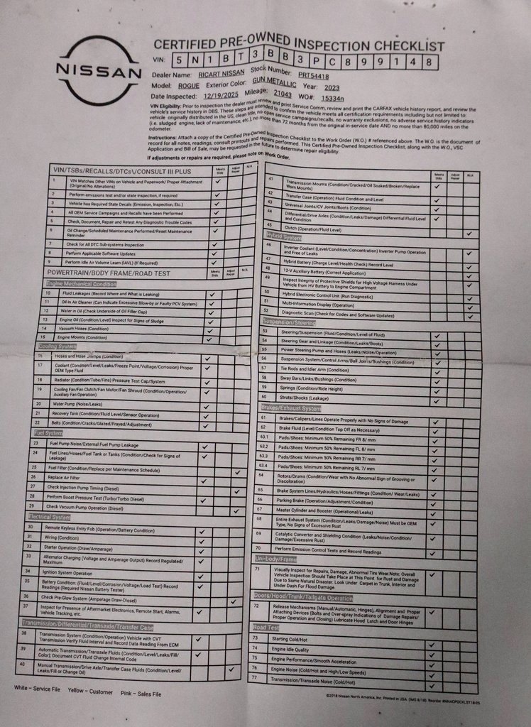 Certified 2023 Nissan Rogue SV image 5