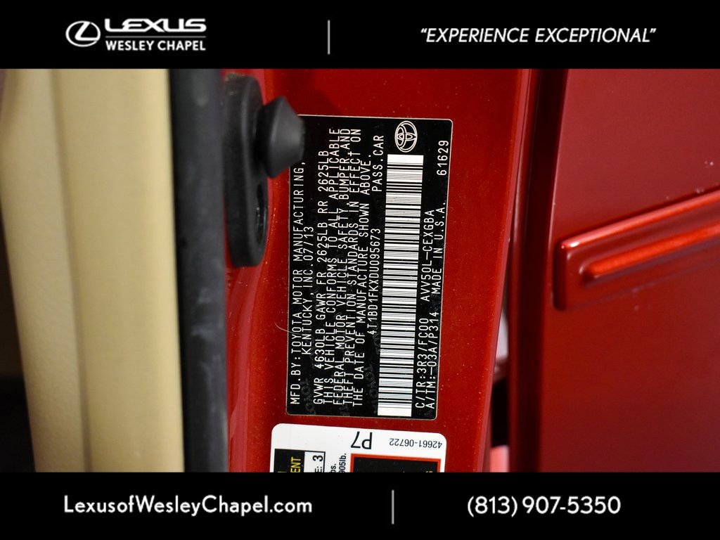 Used 2013 Toyota Camry XLE w/ Convenience Pkg image 39