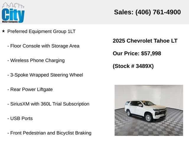 Used 2025 Chevrolet Tahoe LT AWD/4WD image 13