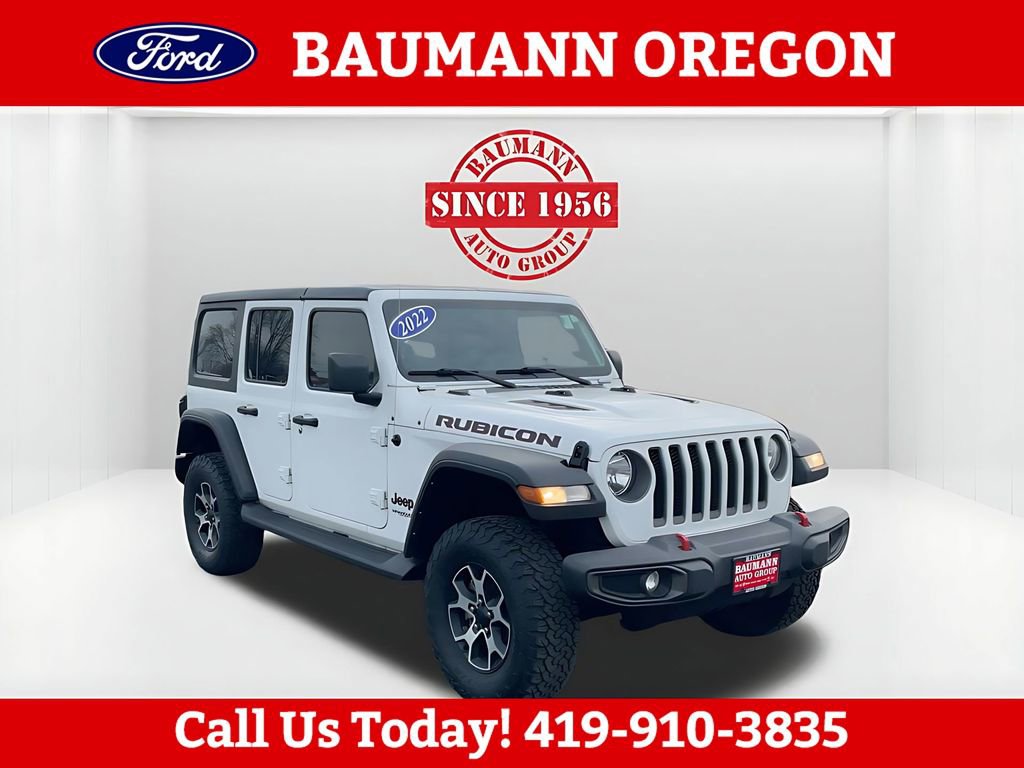Used 2022 Jeep Wrangler Unlimited Rubicon w/ Cold Weather Group image 1