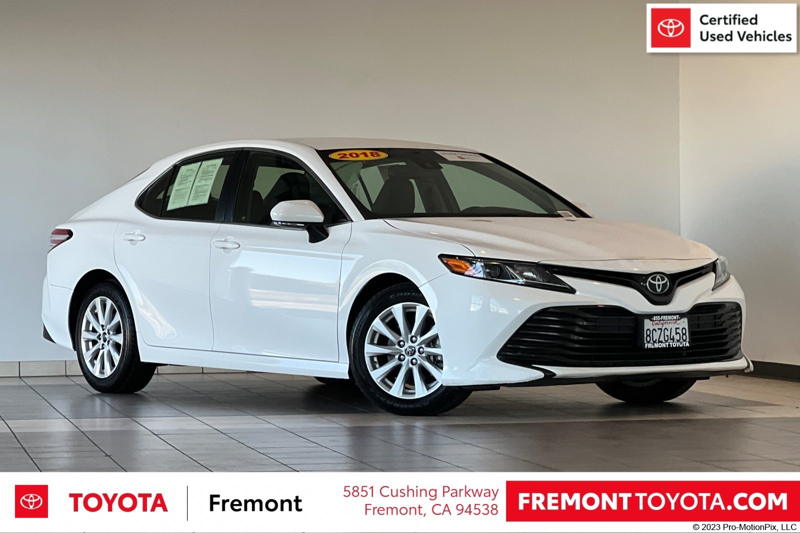 Certified 2018 Toyota Camry LE w/ Convenience Package FWD image 1