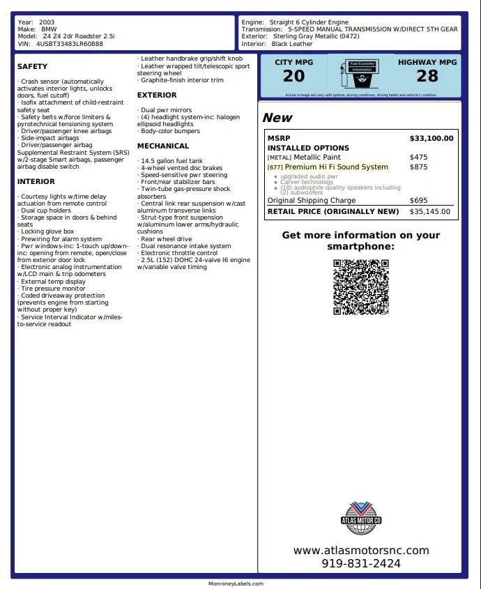 Used 2003 BMW Z4 2.5i image 39