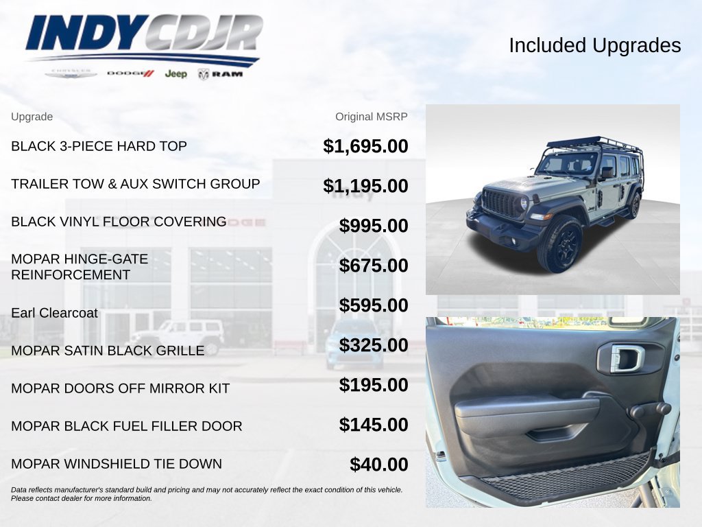 Used 2024 Jeep Wrangler Unlimited Sport AWD/4WD image 4
