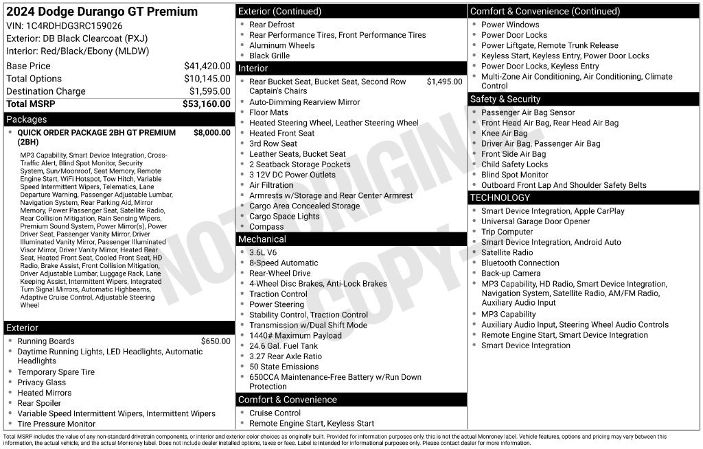 Used 2024 Dodge Durango GT RWD image 39