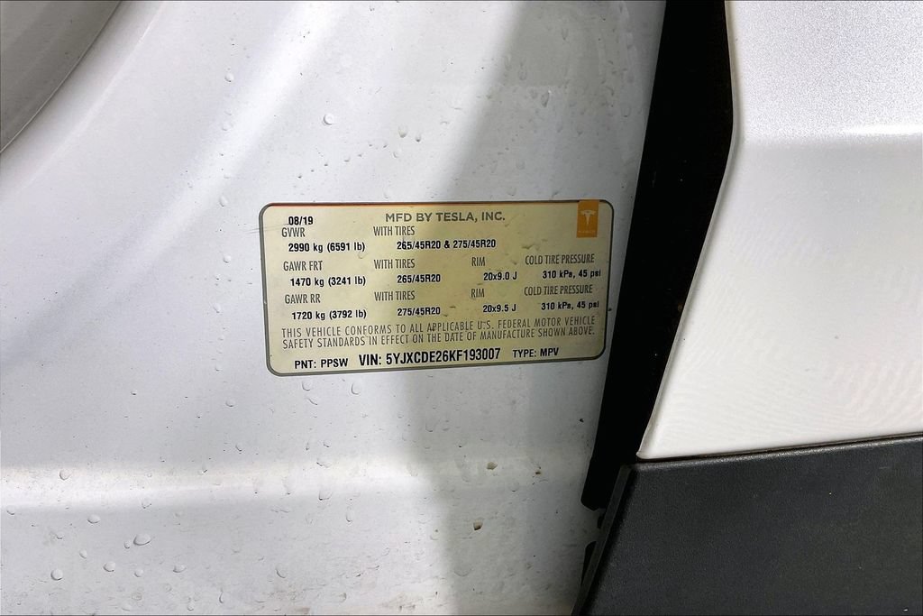 Used 2019 Tesla Model X 75D AWD/4WD image 31