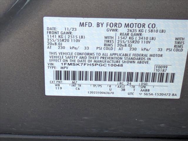 Used 2023 Ford Explorer Limited w/ Limited Technology Package RWD image 21