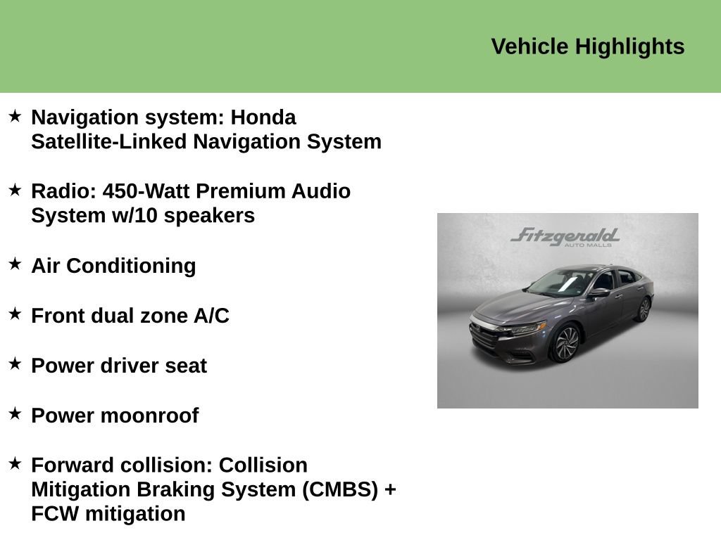 Used 2020 Honda Insight Touring image 9