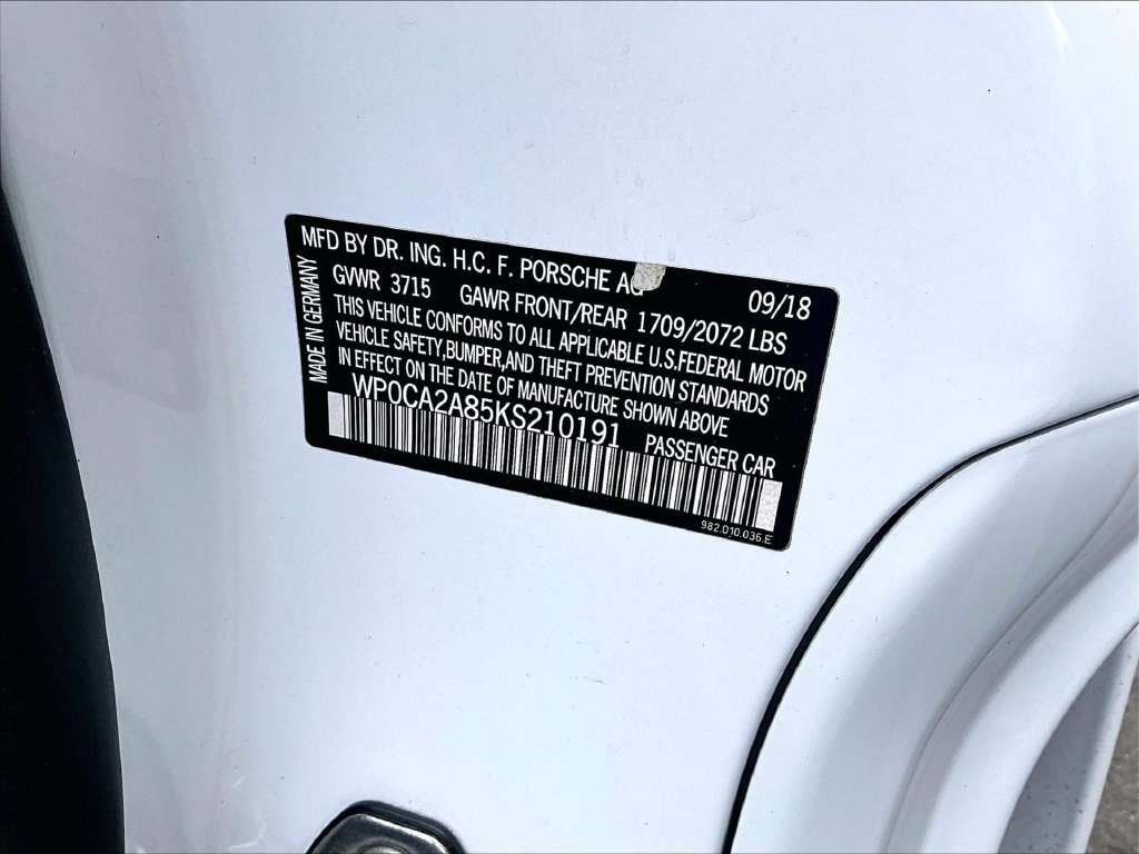 Used 2019 Porsche 718 Boxster RWD image 33